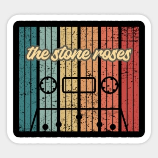 the stone roses cassette retro vintage Sticker